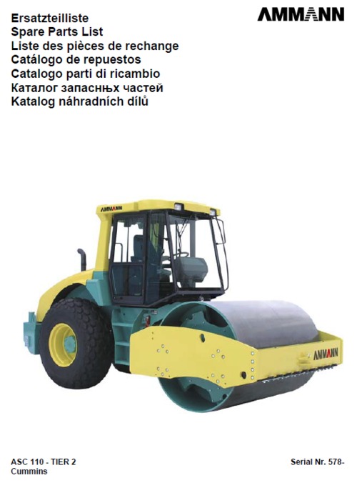 Product picture Ammann ASC110 - tier 2 parts list