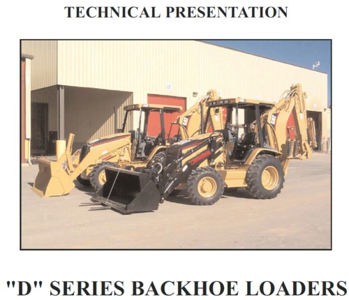 Product picture Cat D series backhoe loader service training